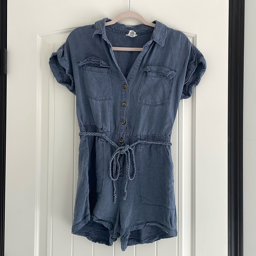 Nicole Miller Denim Romper